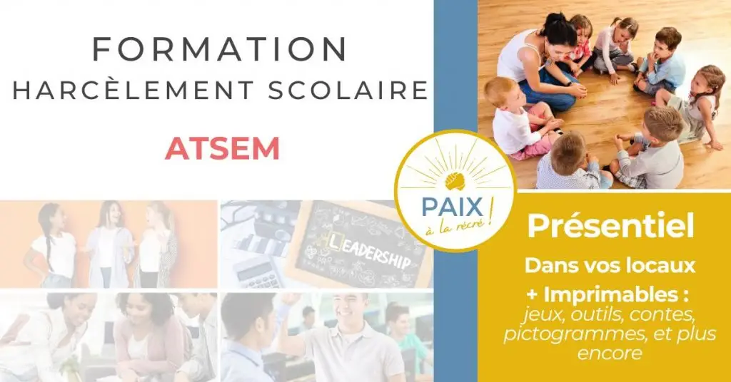 Formations harcèlement scolaire ATSEM