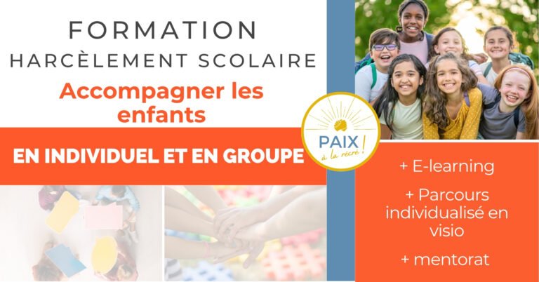 formation harcèlement scolaire - accompagner victimes individuel groupe