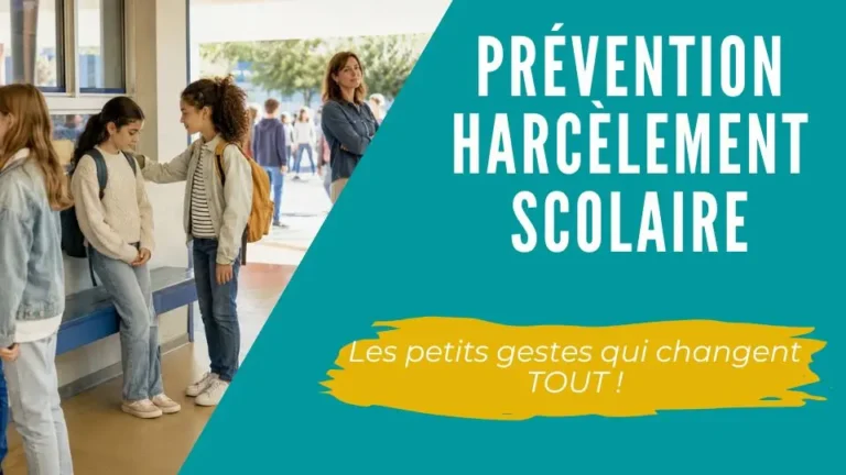 Prévention harcèlement scolaire - petits gestes